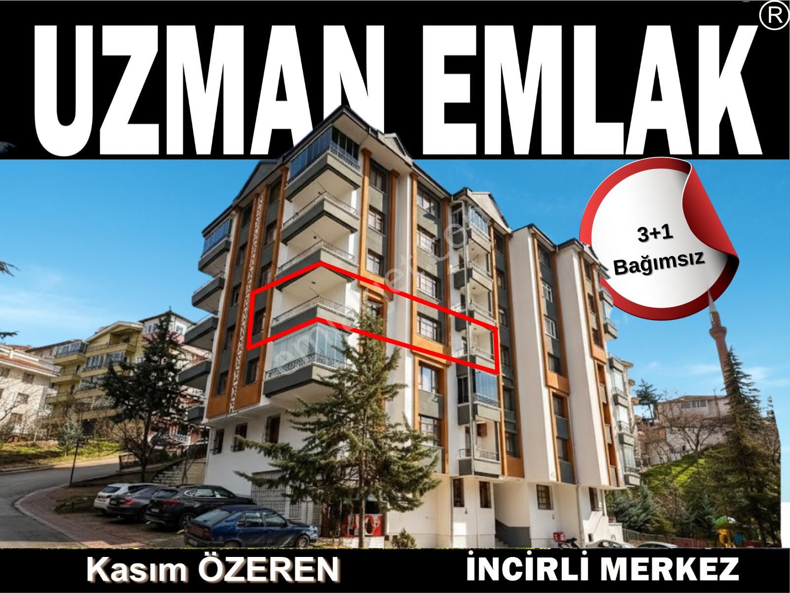 Uzman Emlak Ofisinden İncirli Mh.de 3.kat Konumunda Isı Yalıtımlı Bağımsız 3+1 Daire