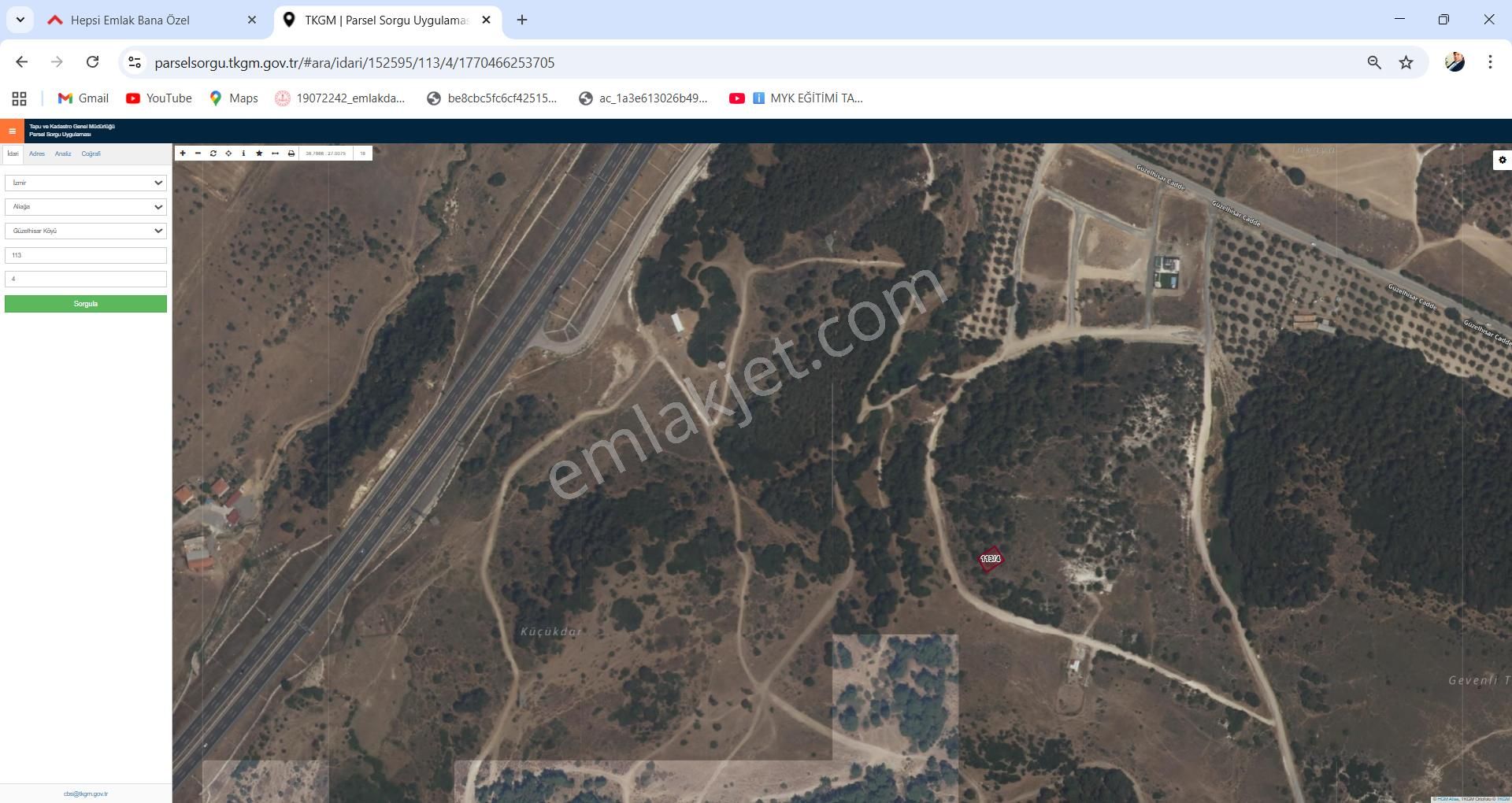 Kuzay Kök Gm;den Aliağa Güzelhisar Da Satılık Arsa - Görsel 4