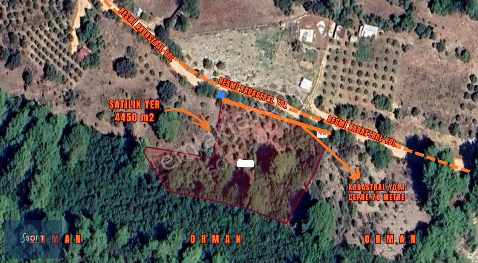 Yatırımlık 4450 M 2 Yolu Olan Satılık Arsa | Soft Emlak