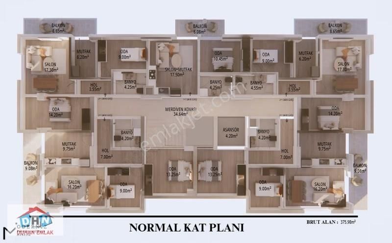 Duhan Emlak'tan Projeden %50 Peşinat 24 Ay Vade Farksız Satılık - Görsel 8