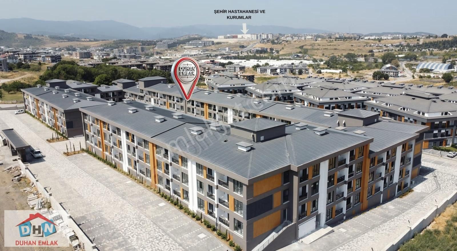 Duhan Emlak'tan Premium Lounge'da Kiralık 1+1 Köşe En Üst Kat