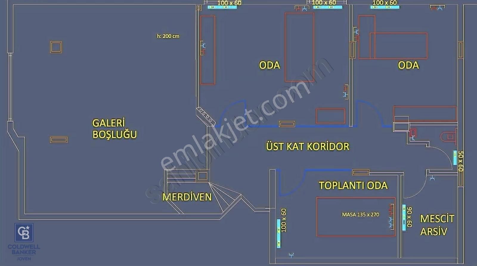 Aşağı Öveçler'de Kiralık 190 M² Geniş Ve Ferah Dubleks Ofis - Görsel 5