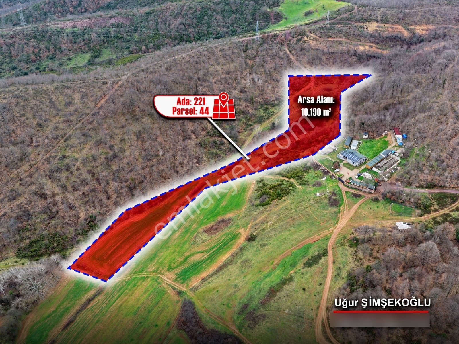 Tbc Gayrimenkul Gebze Mudarlı 10.190 M² | Tek Tapu | Orman Cephe - Görsel 14