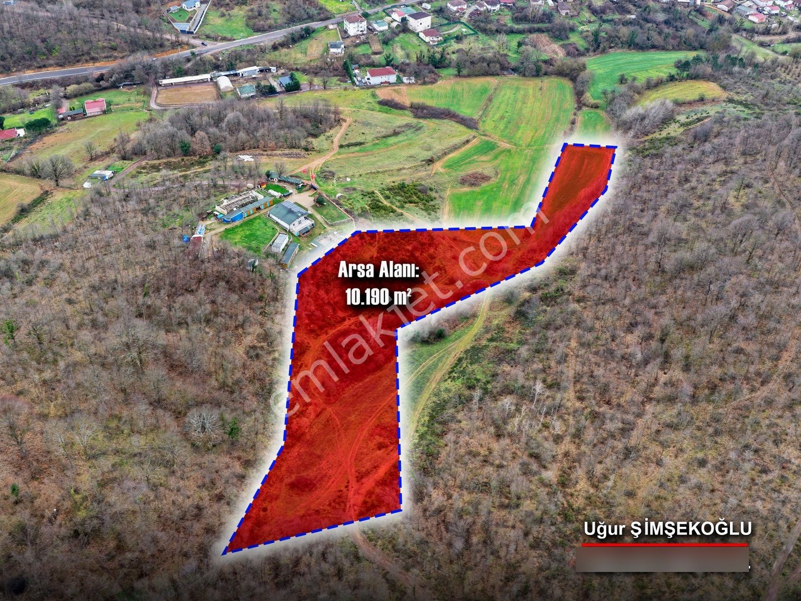 Tbc Gayrimenkul Gebze Mudarlı 10.190 M² | Tek Tapu | Orman Cephe - Görsel 6