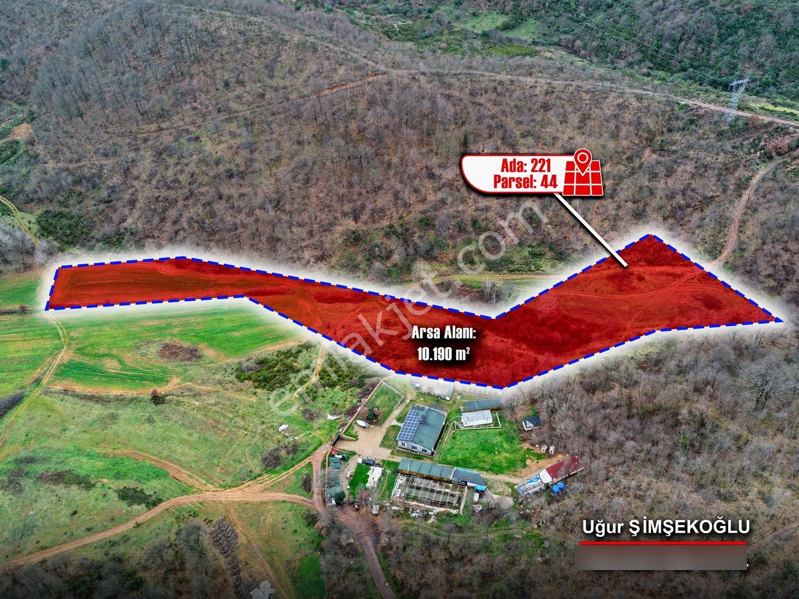Tbc Gayrimenkul Gebze Mudarlı 10.190 M² | Tek Tapu | Orman Cephe - Görsel 12