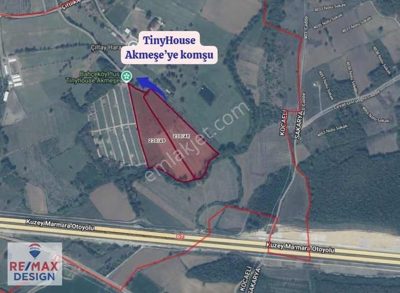 İzmit Akmese Mah.'nde 72.000 Metre² Satılık Tarla - Görsel 4