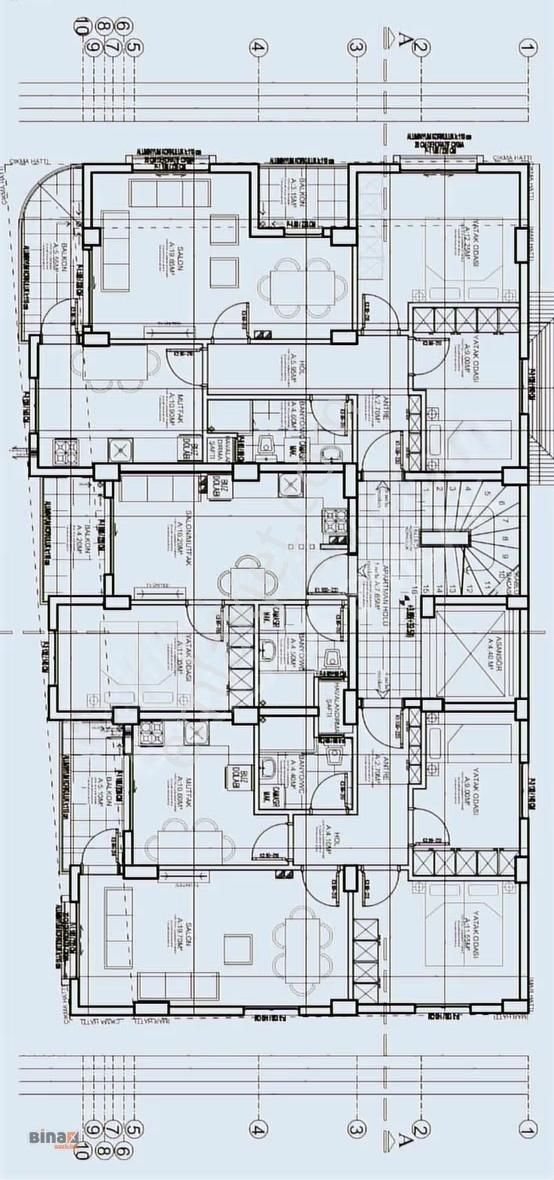 Temelden Satılık Geniş 2+1 Kapalı Mutfak Arakat Daire