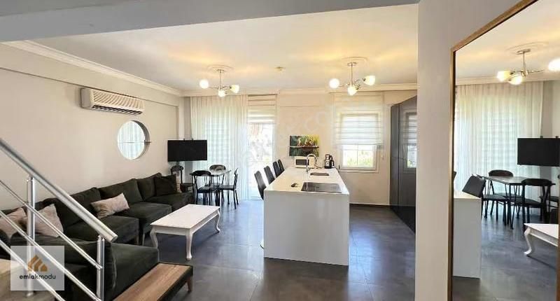 Fethiye Denize 300m Yürüme Mesafesinde Havuzlu Dubleks Daire - Görsel 3