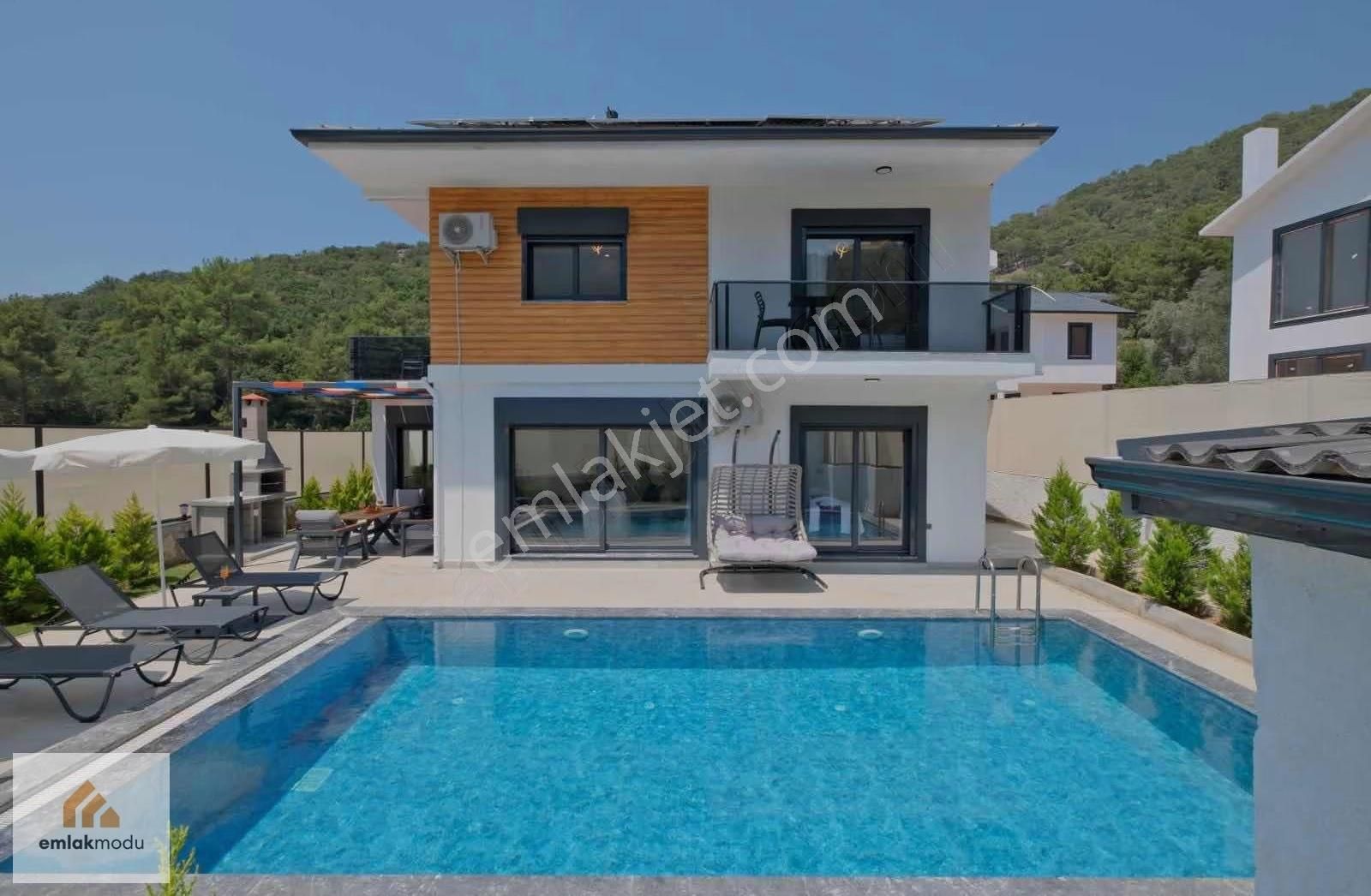 Fethiye Üzümlü Süper Lüx 4+1 Full Eşyalı Satılık Villa - Görsel 25