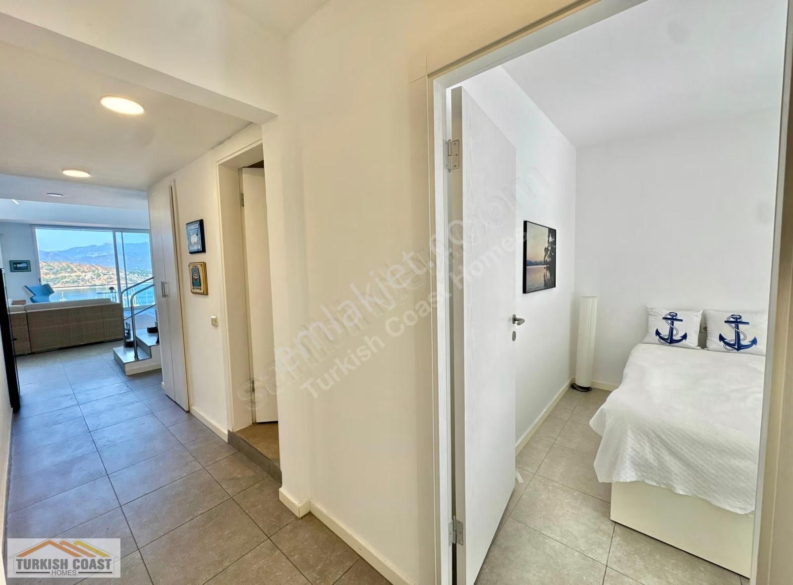 Muhteşem Fethiye Manzaralı Özel Tasarım Satılık Dubleks Daire - Görsel 14