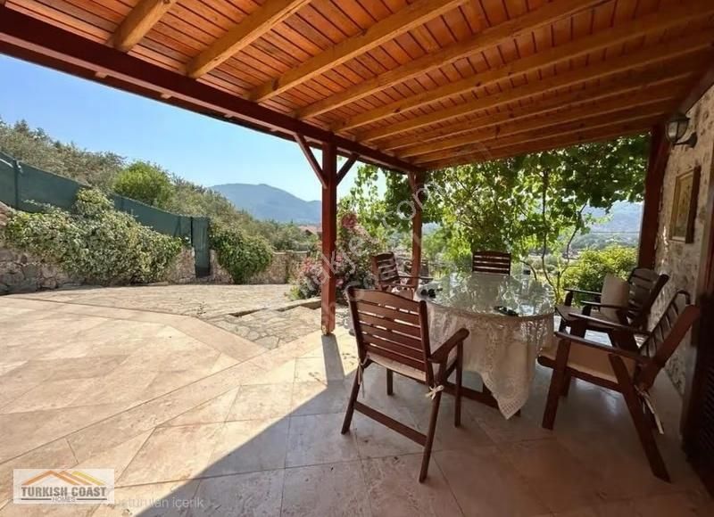 Fethiye Kayaköyde Restorasyonu Yapılmış Havuzlu Taş Ev - Görsel 6