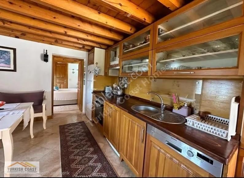 Fethiye Kayaköyde Restorasyonu Yapılmış Havuzlu Taş Ev - Görsel 21