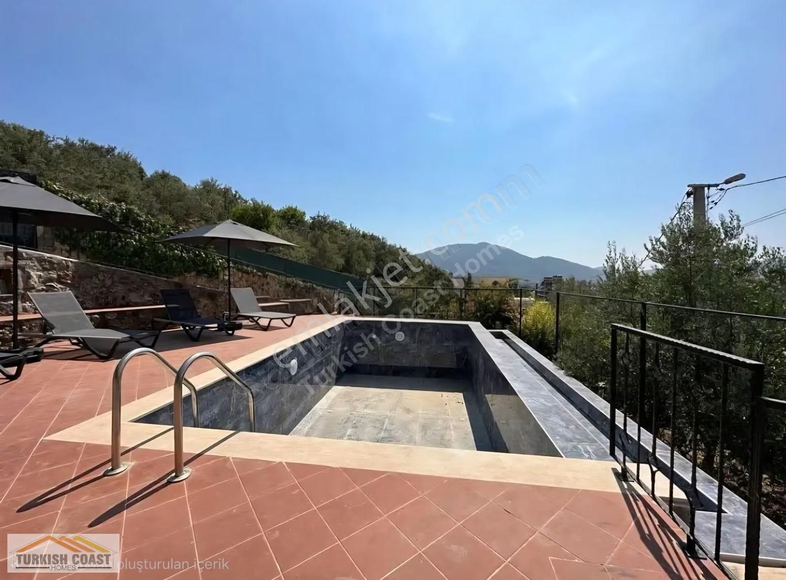 Fethiye Kayaköyde Restorasyonu Yapılmış Havuzlu Taş Ev - Görsel 18