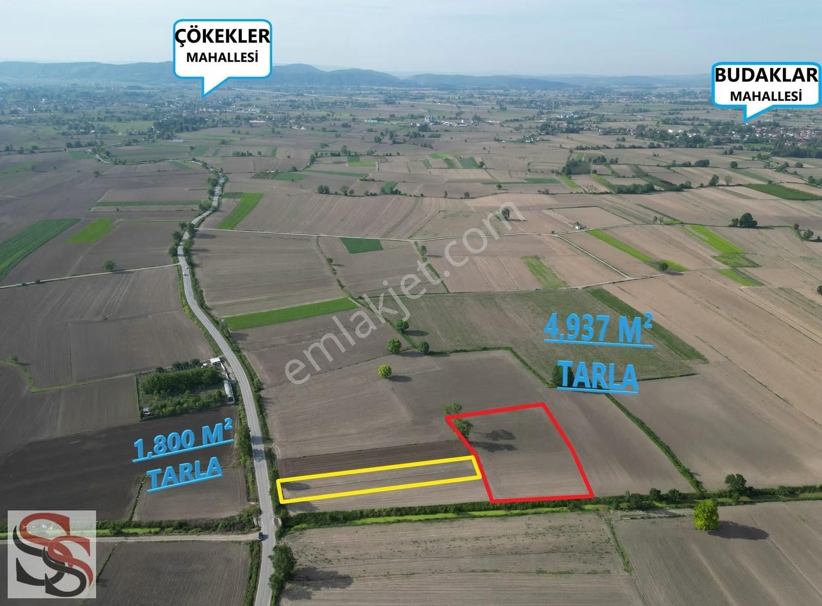 Çökeklerde 2 Parsel Toplam 6,737 M² Yatırıma Uygun Tarla - Görsel 8