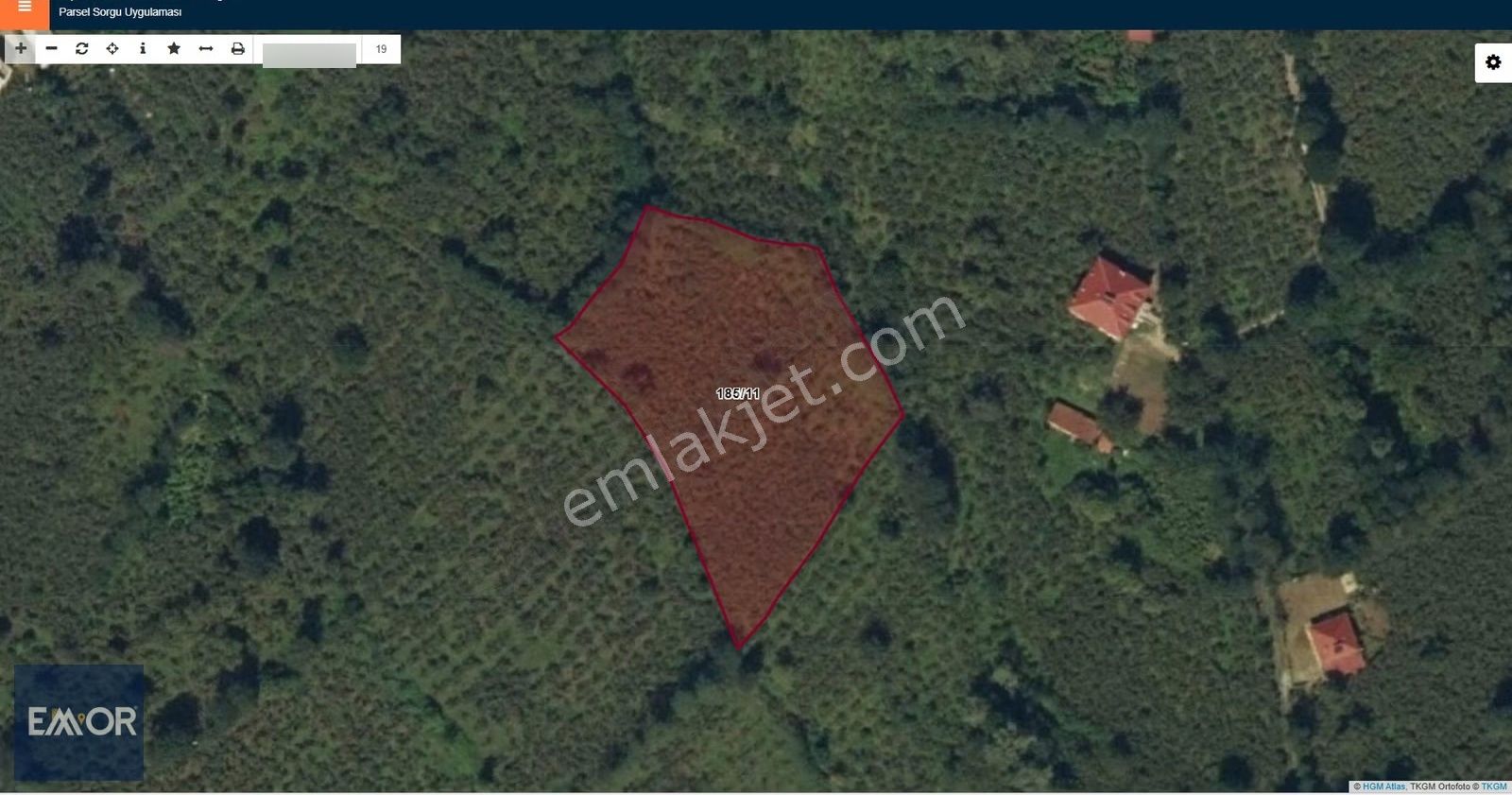 Emor Gayrimenkul Öceli Mahallesi Satılık 4120 M2 Arsa-arazi