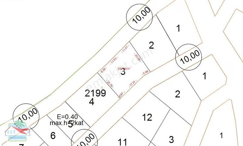Tomalar'da Satılık 700 M2 Villa Arsası - Görsel 6