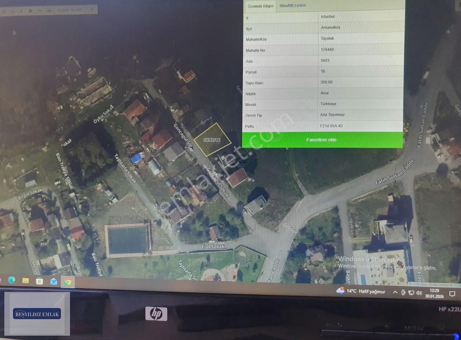 Arnavutköy Taşoluk'ta350+500 M2 İmarlı Müstakil Parsel - Görsel 3