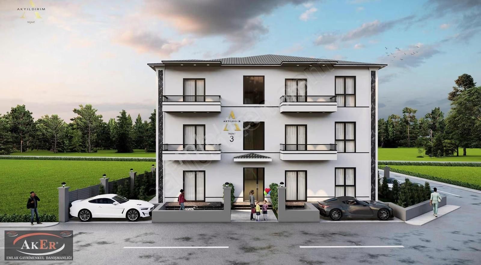 Aker Emlaktan Koridorlu Lüks 1+1