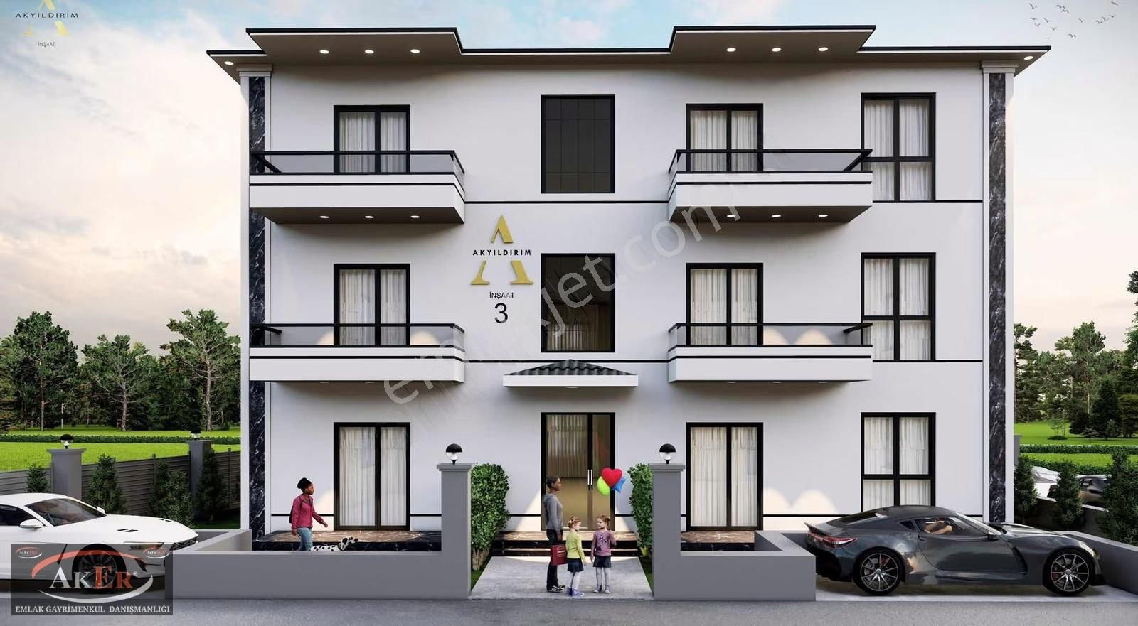 Aker Emlaktan Lüks 2+1 Bahçe Paylı - Görsel 3