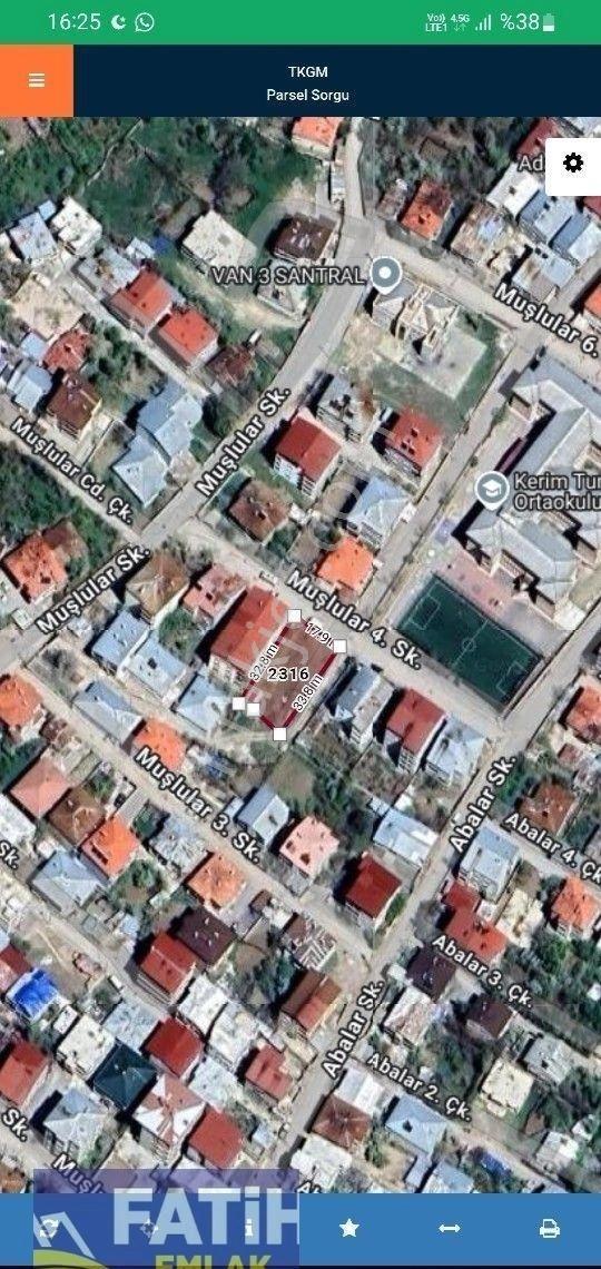 ‼️acil Satılık 561 M2 İmarlı Müstakil Arsa Kerim Tuncer Okulu Yanında Bostaniçi Mah İpekyolu - Görsel 2