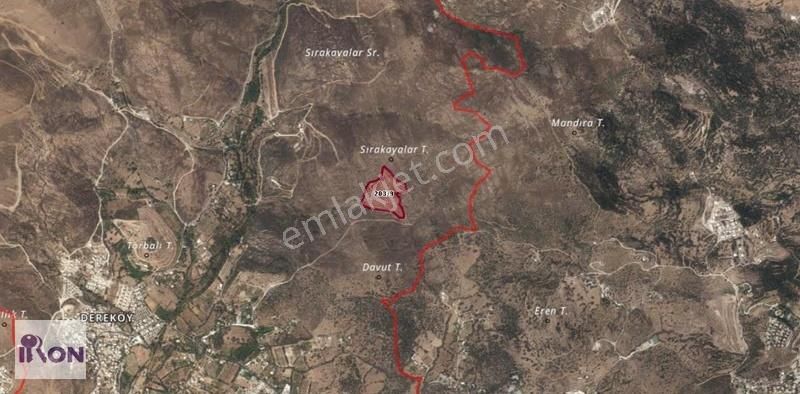 Bodrum Dereköy Satılık 500 M2 Deniz Manzaralı Kooperatif Hissesi - Görsel 2