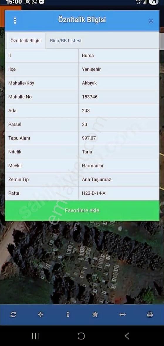 997m İmara Acılacak Bahce Asvalta Cepheli Meyva Bahcesi Hobi Fır - Görsel 2