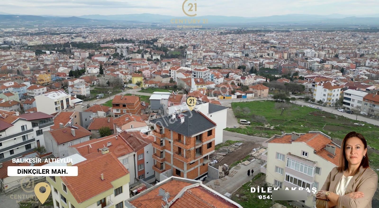 Century21 Bal'dan Dinkçiler Mah.de Satılık 2+1 Daire - Görsel 32