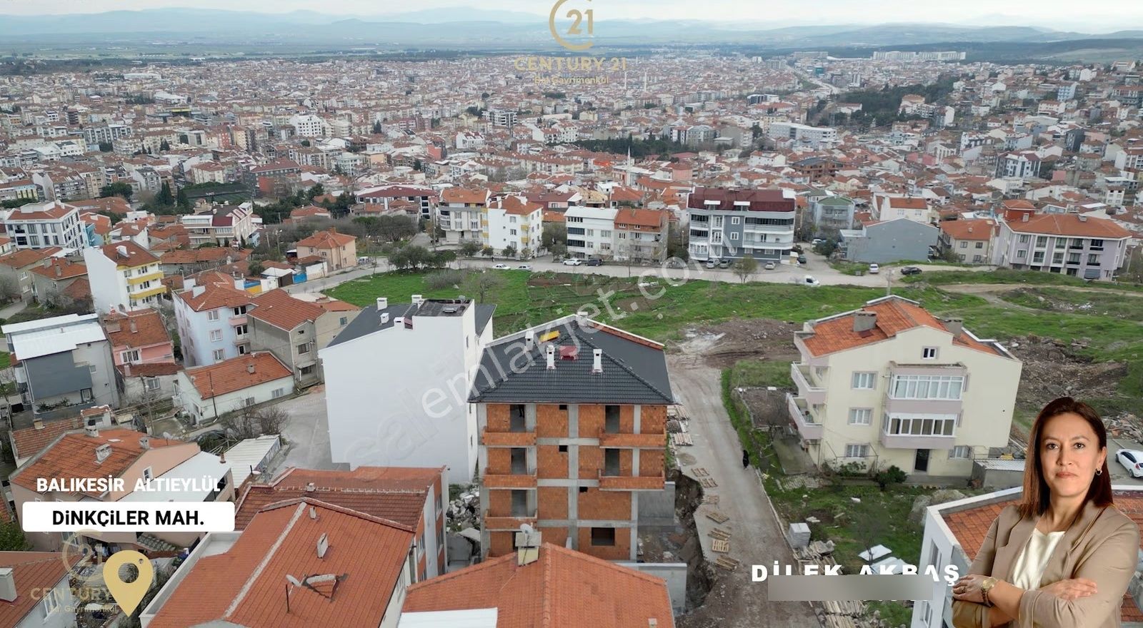 Century21 Bal'dan Dinkçiler Mah.de Satılık 2+1 Daire - Görsel 17