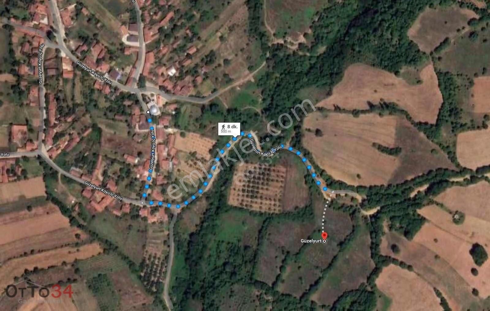 Satılık Bursa İnegöl'de 1.100 M² Tek Tapu Tarla Köye Yakın - Görsel 6