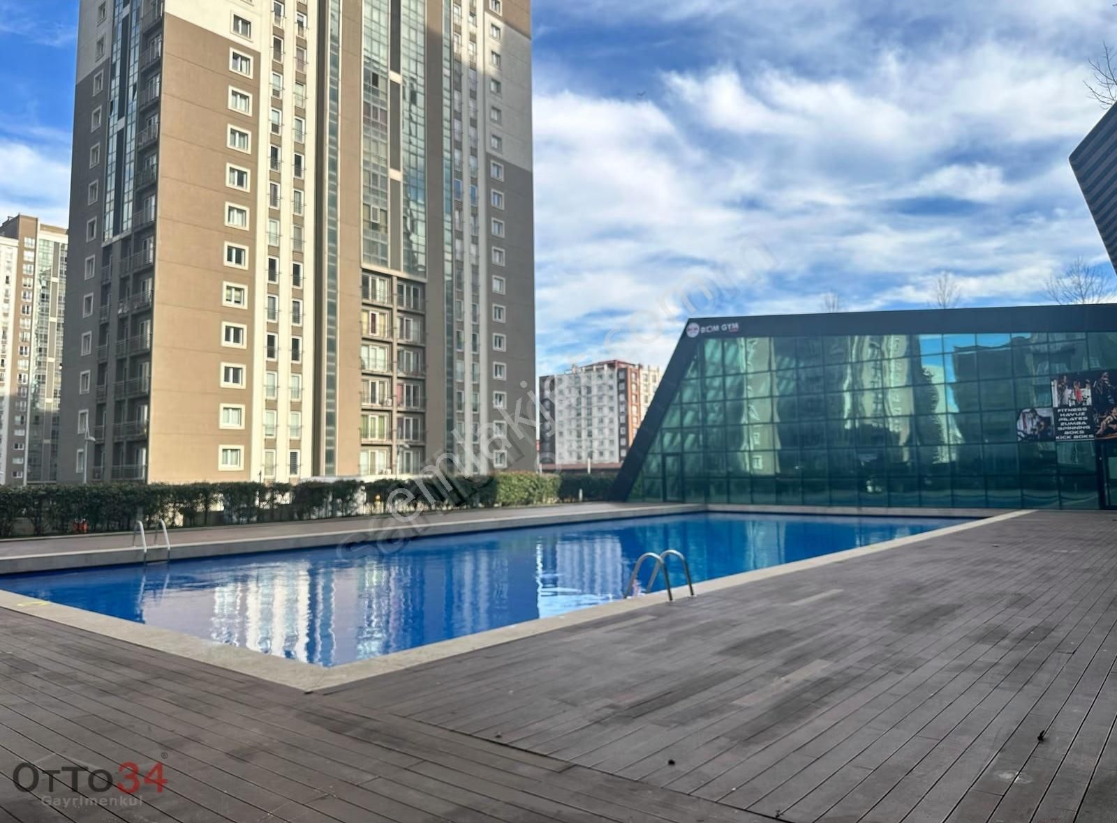 Otto34 'den İnnovia 2 Boş Kiralık 1+1 Ana Blok Havuz Cephe - Görsel 32
