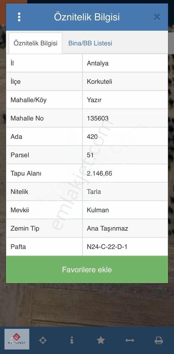 Antalya Korkuteli Çevre Yoluna 140 M Yazır'da Yatırımlık Tarla - Görsel 2
