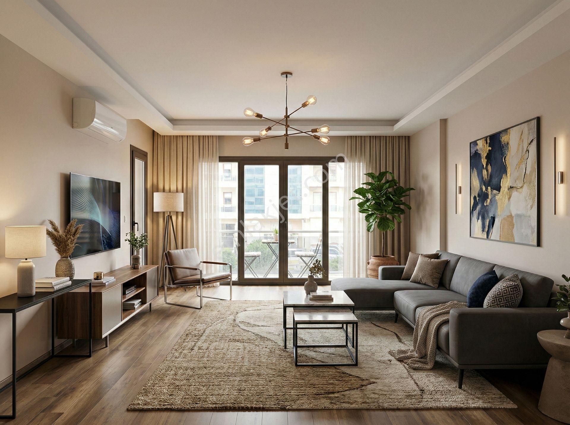 Denize 200 M, Havuzlu, Otoparklı, Geniş 2+1 Daire, Kapalı Mutfak - Görsel 3