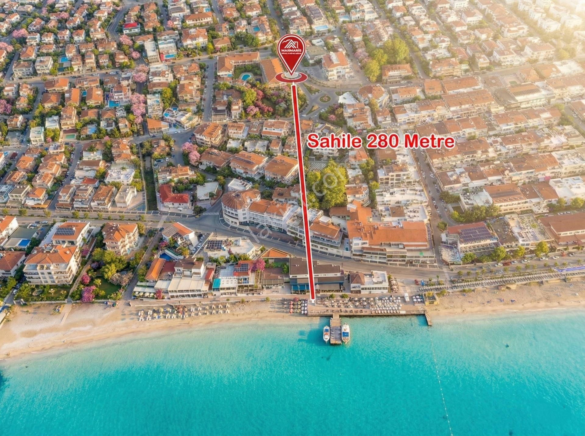 Denize 200 M, Havuzlu, Otoparklı, Geniş 2+1 Daire, Kapalı Mutfak - Görsel 10