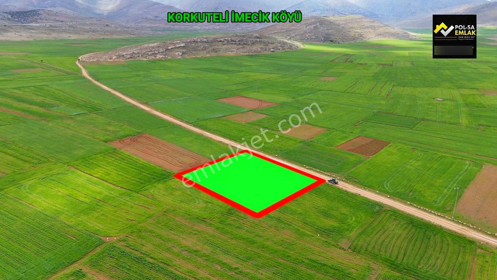 Korkuteli İmecik Köyü Satılık 1.616m2 Tarla Resmi Yol Var - Görsel 5