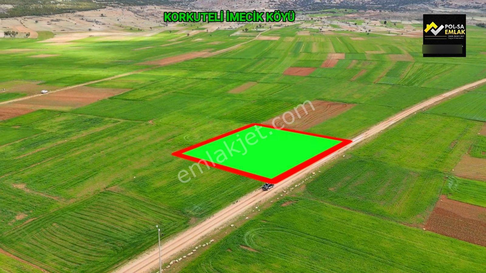 Korkuteli İmecik Köyü Satılık 1.616m2 Tarla Resmi Yol Var - Görsel 7