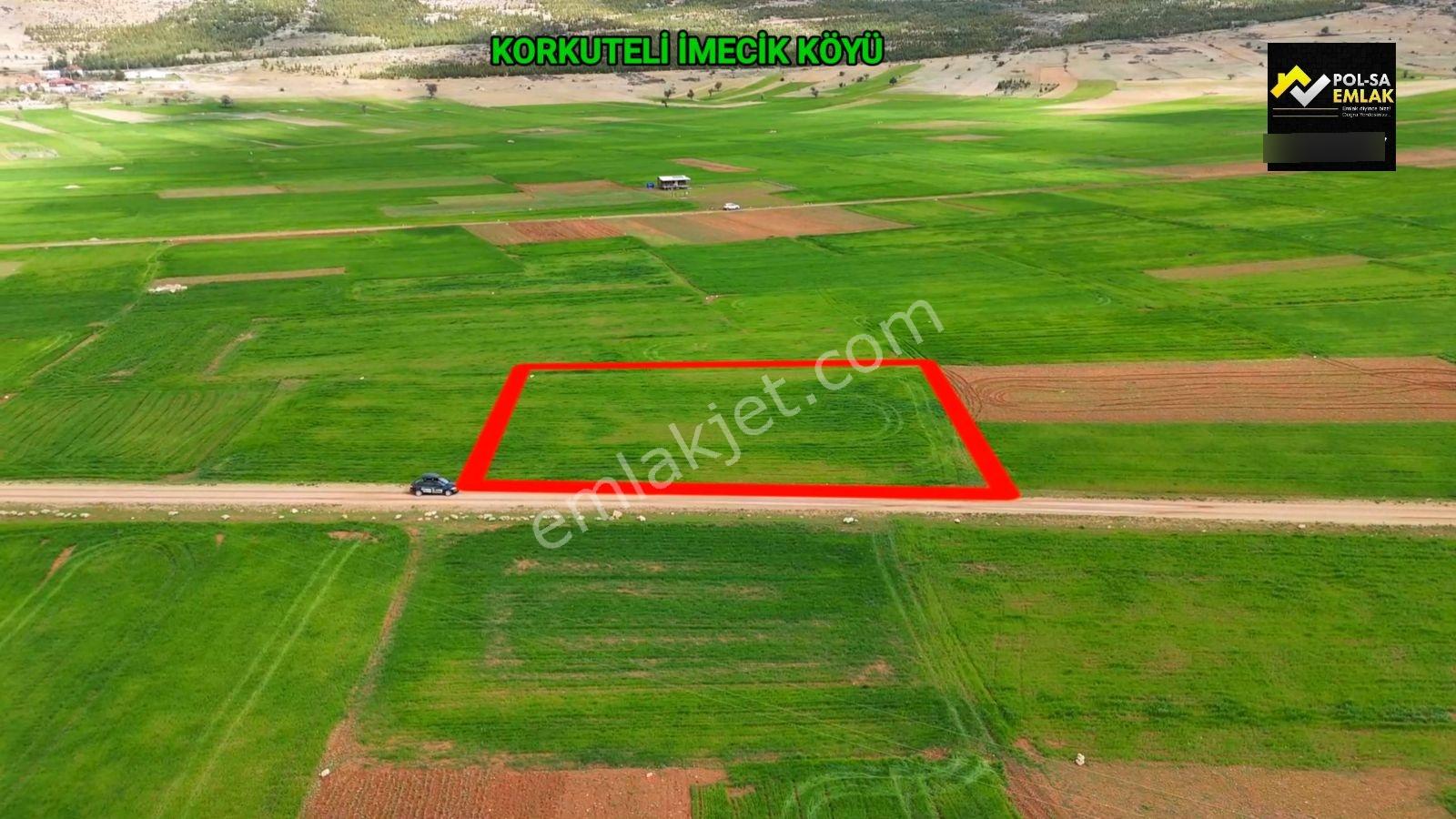 Korkuteli İmecik Köyü Satılık 1.616m2 Tarla Resmi Yol Var - Görsel 8