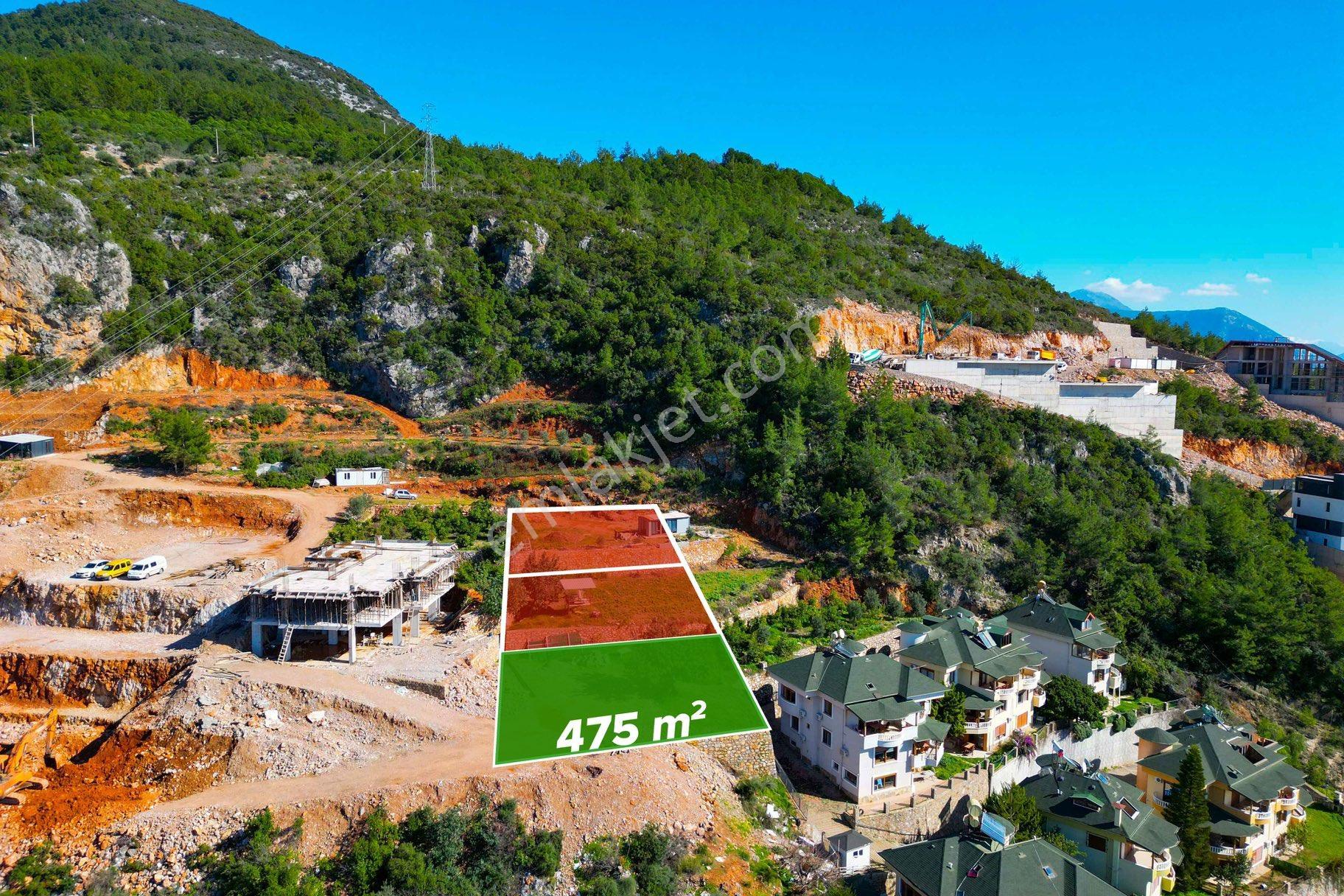 Alanya Bektaş Mah. Satılık Deniz Ve Kale Manzaralı 475 M2 Satılık Arsa - Görsel 6