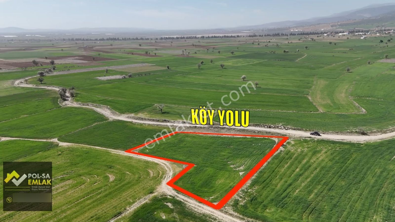 Korkuteli Çomaklı Da Satılık 2.022m2 Tarla Yol Var - Görsel 5