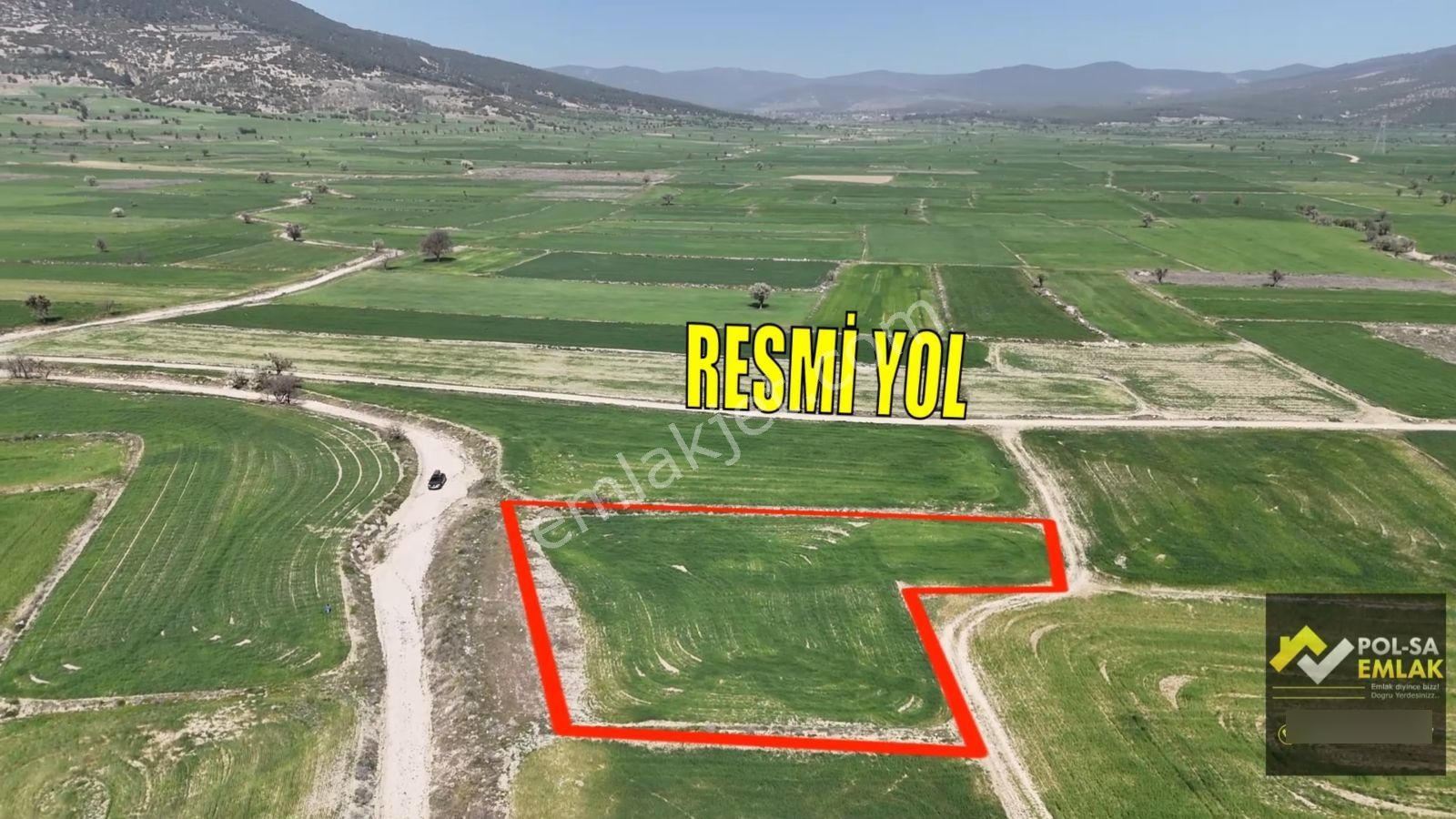 Korkuteli Çomaklı Da Satılık 2.022m2 Tarla Yol Var - Görsel 9