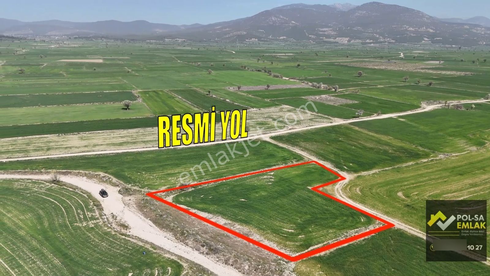 Korkuteli Çomaklı Da Satılık 2.022m2 Tarla Yol Var - Görsel 10