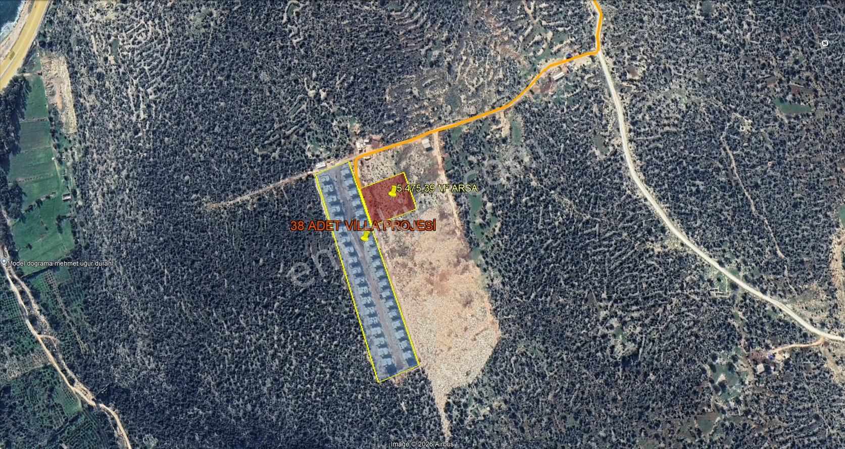 Kızkalesi Girişinde 5,745,39m² Satılık Arsa – Ana Yola Yakın, Yüksek Yatırım Potansiyeli - Görsel 4