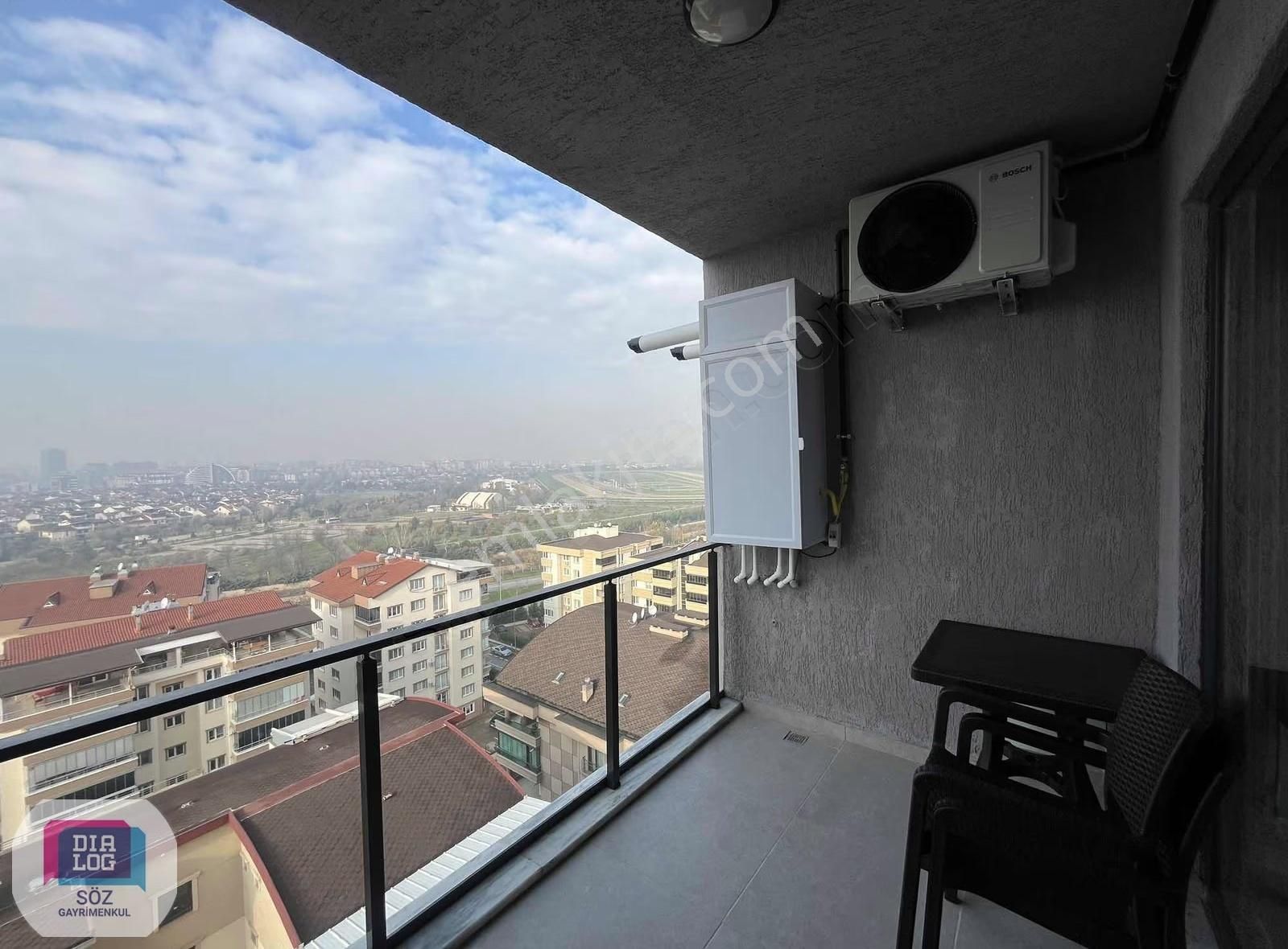Söz Den 23 Nisan Meva Damanzaralı Eşyalı Kiralık Sıfır 1+1 Daire - Görsel 26