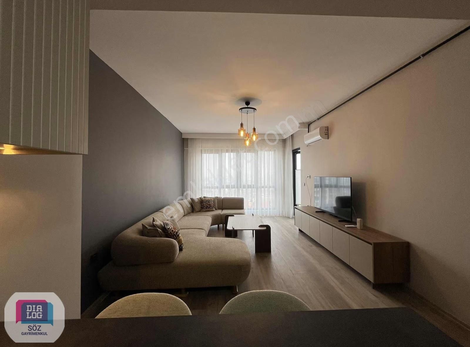 Söz Den 23 Nisan Meva Damanzaralı Eşyalı Kiralık Sıfır 1+1 Daire - Görsel 11