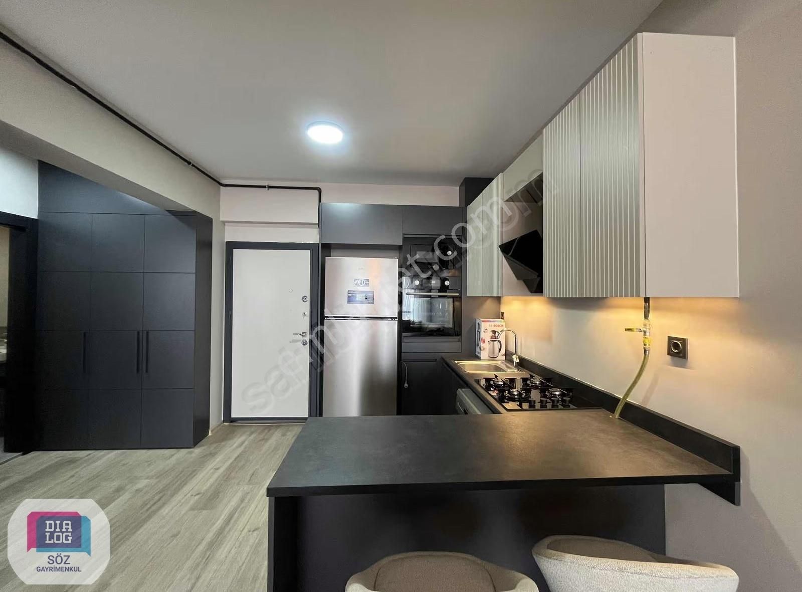 Söz Den 23 Nisan Meva Damanzaralı Eşyalı Kiralık Sıfır 1+1 Daire - Görsel 4