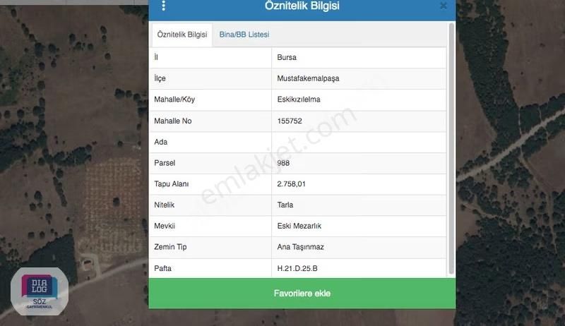 Mustafakemalpaşa Eskikızlelma Yola Cephe Satılık 2750 M2 Tarla - Görsel 5