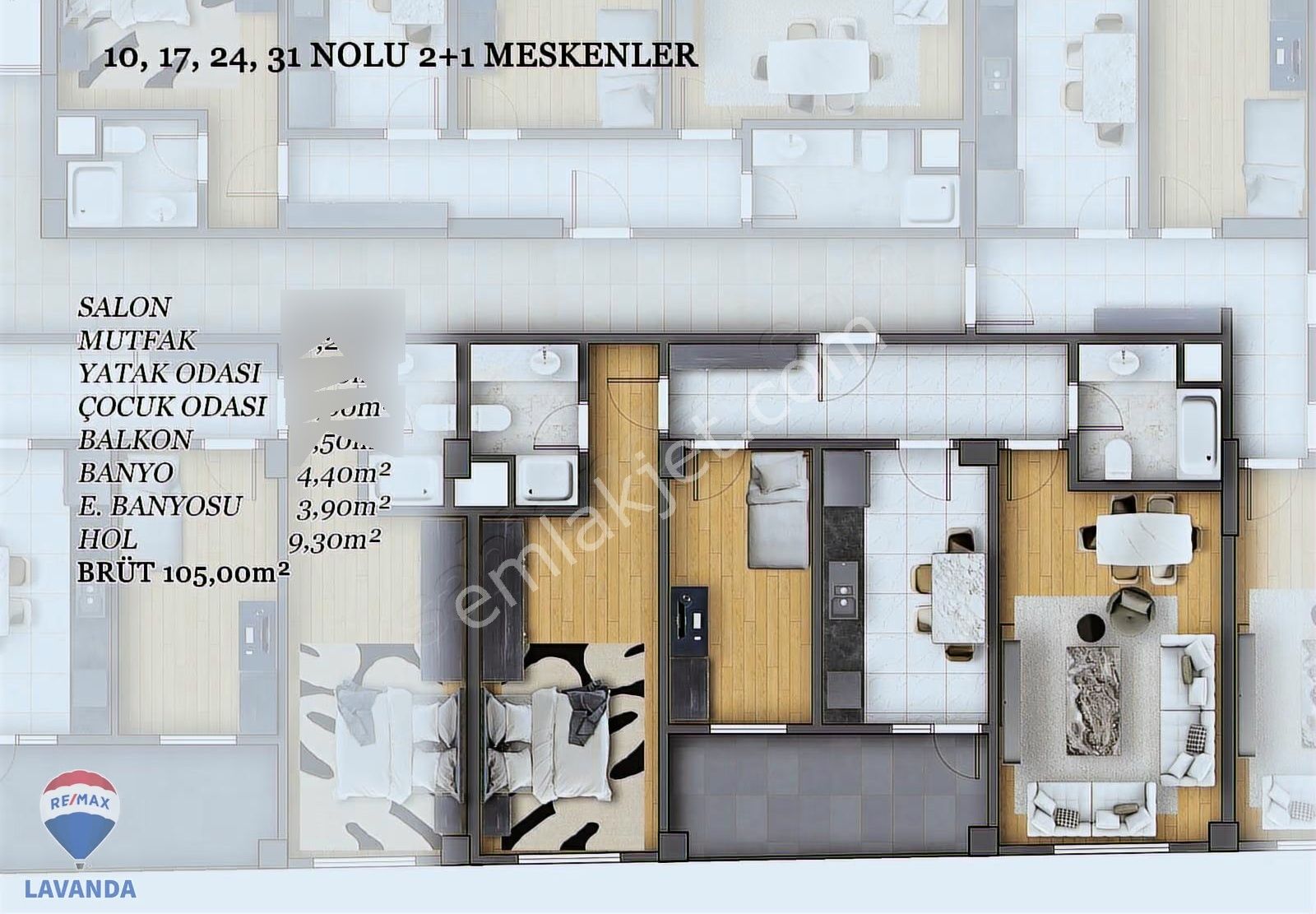 Remax Lavandadan Çorluda %50 Peşin Ödeme Sıfır 2+1 Daire Fırsatı - Görsel 12