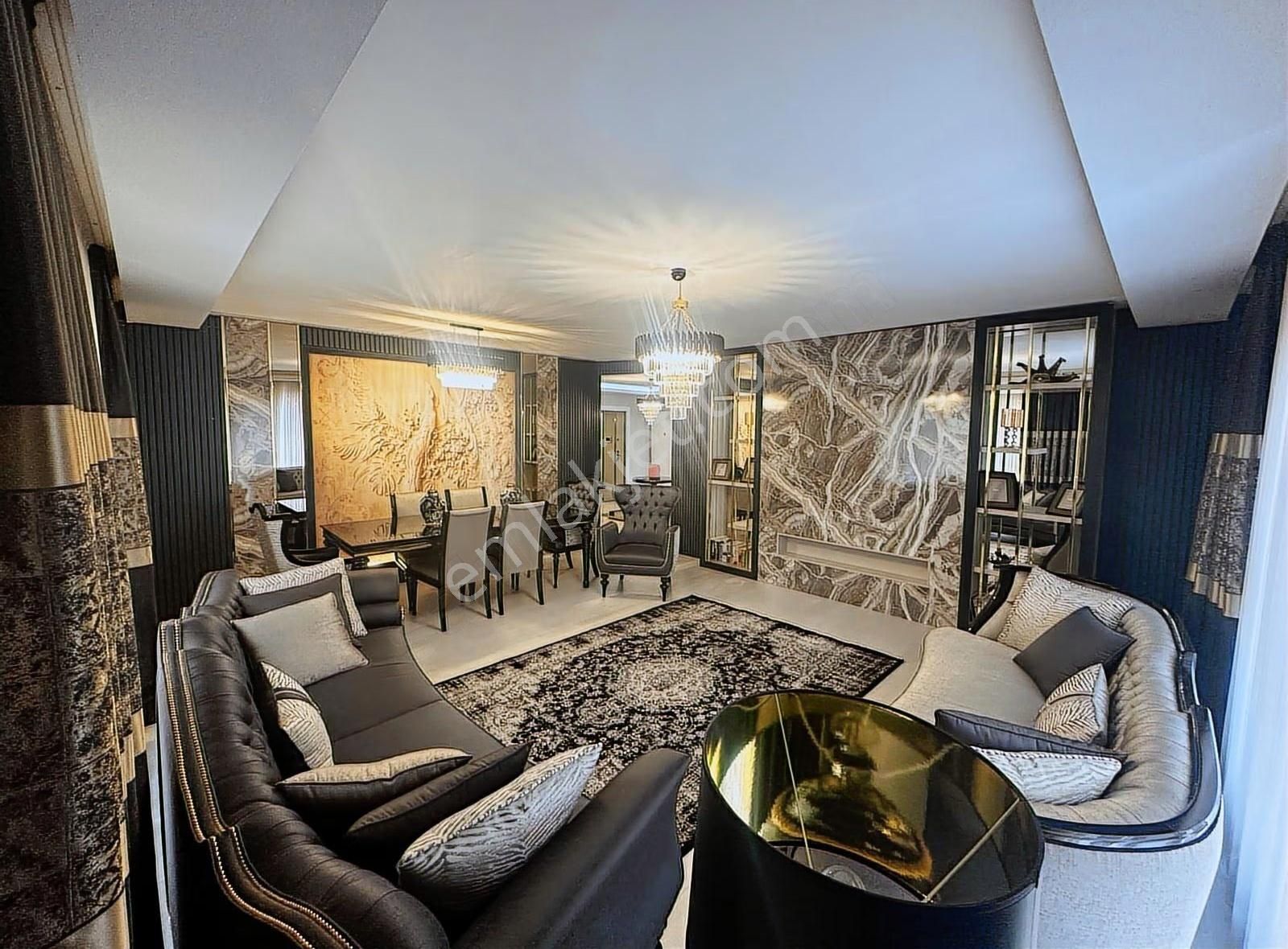 Alc Aura Sitesinde Eşsiz Tasarım Full Yapılı Satılık 4,5+1 Daire - Görsel 7