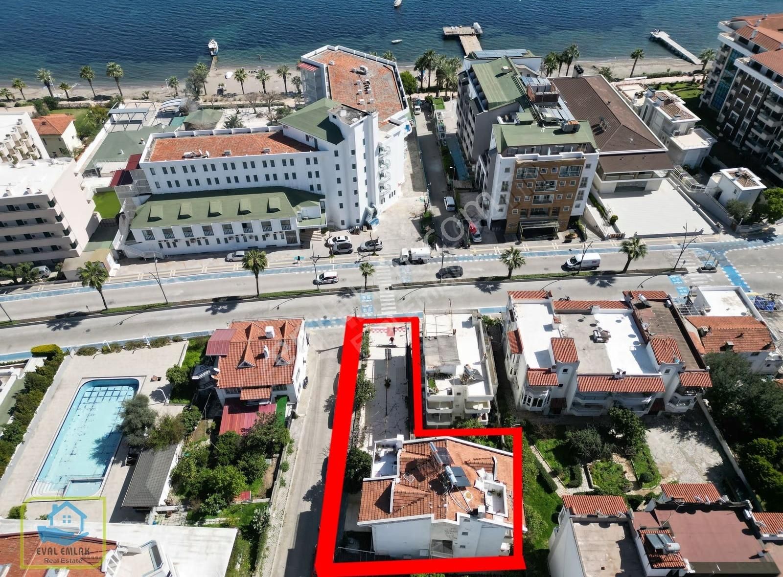 Eval Emlak'tan Deniz Manzaralı | Anayol Cepheli | Kısmi Bina