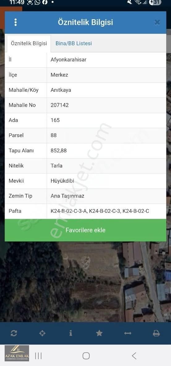 Anıtkaya Köyünde Satılık Tarla - Görsel 3