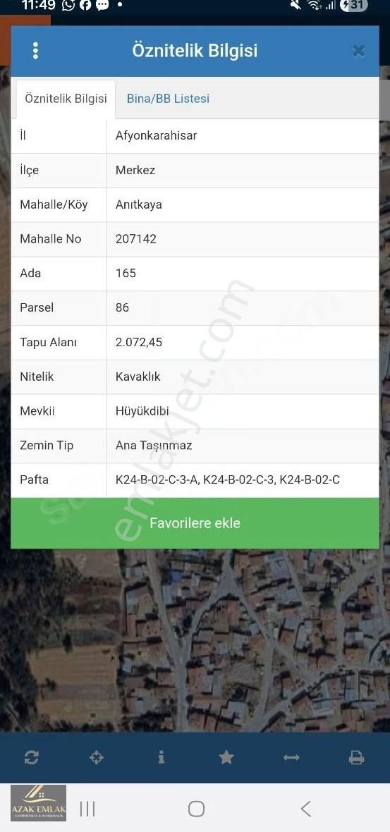 Anıtkaya Köyünde Satılık Tarla - Görsel 4